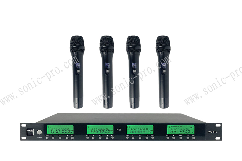 甘肃WS-840  无线话筒 （四支手持）